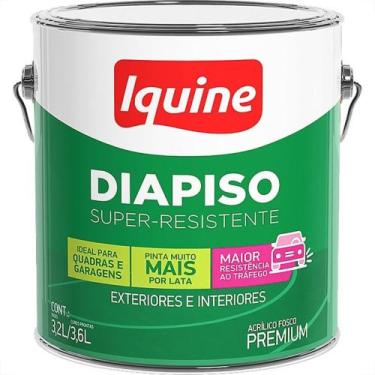 Imagem de Tinta Acrilica Piso Premium Iquine Diapiso 3,6L Cinza Escuro