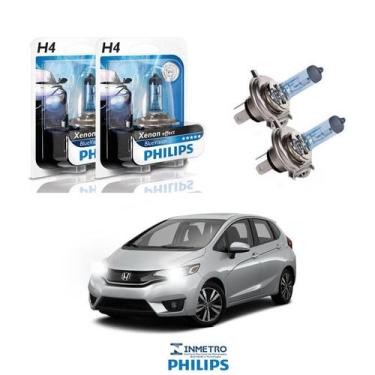 Imagem de Lâmpadas Farol Honda Fit Philips H4 BlueVision