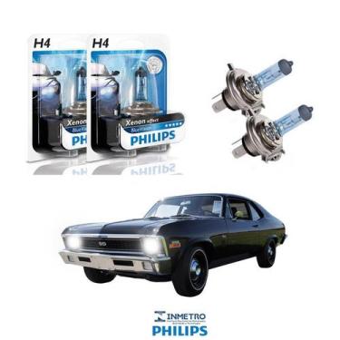 Imagem de Lâmpadas Farol GM Chevy Philips H4 BlueVision