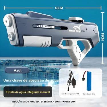 Imagem de Pistola De Água Elétrica De Alta Pressão Para Crianças, Brinquedo Auto