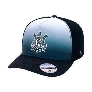 Imagem de Boné Corinthians SuperCap Alvinegro Aba Curva - Masculino, Único, Pret