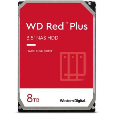 Imagem de HD 8TB NAS SATA - 5640RPM - 256MB Cache - Western Digital RED PLUS - W