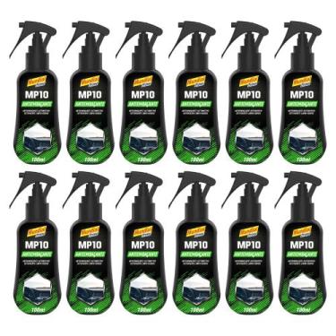 Imagem de Kit 12 Antiembaçante Automotivo Spray MP10 100ml Limpa Vidros - Mundia