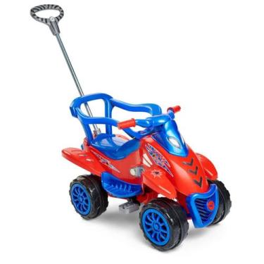 Imagem de Carrinho Passeio Infantil Calesita 2 em 1 Com Pedal Cross Legacy Cor:V
