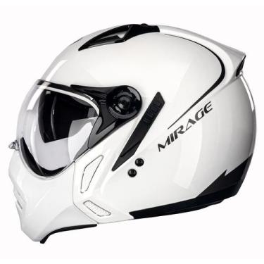 Imagem de Capacete Peels Mirage Classic Branco Brilho, 56