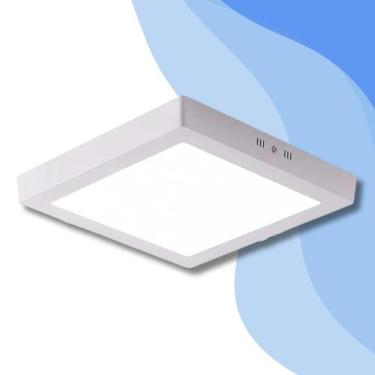 Imagem de Elgin plafon painel quadrado sobrepor 24w branco frio 6500k