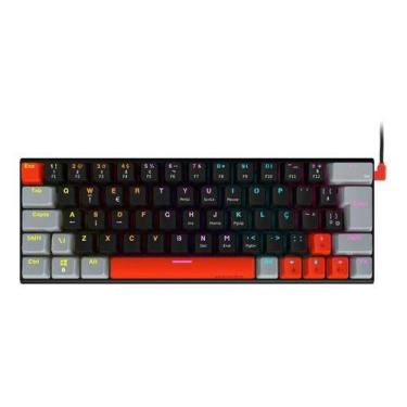 Imagem de Teclado Gamer Mecanico Kuromori 60% Switch Blue Led Rgb - PCYES
