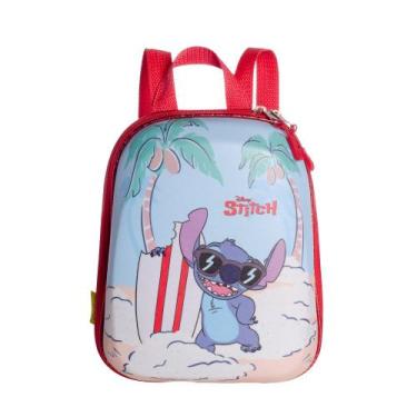Imagem de Lancheira Infantil Maxtoy Stitch Praia Disney