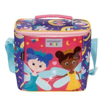 Imagem de Lancheira Térmica Escolar Infantil Container Kids Dermiwil, Fadas lilá