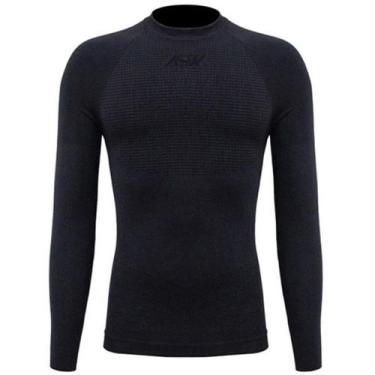 Imagem de Camisa Segunda Pele ASW Cell Preto, GG