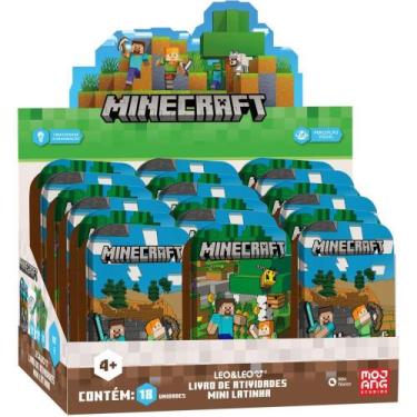 Imagem de Livro de Atividades Minecraft Mini Latinha DP.C/18 - Leonora