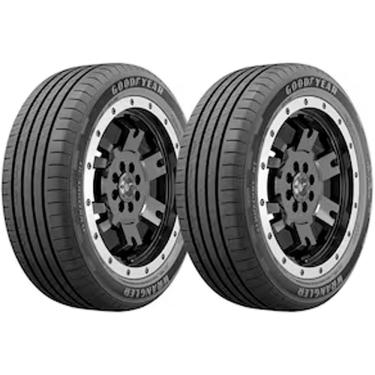 Imagem de Pneu Aro 18 Wrangler Territory 215-55 R18 para SUV 95V com Conforto e Controle Preto Kit 2 Unidades