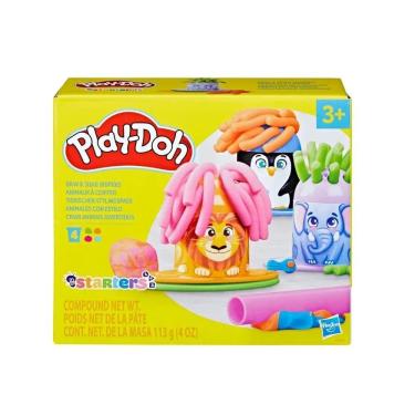 Imagem de Massa de Modelar Play-Doh Criar Animais Estilosos com Acessórios 113g para Crianças Hasbro
