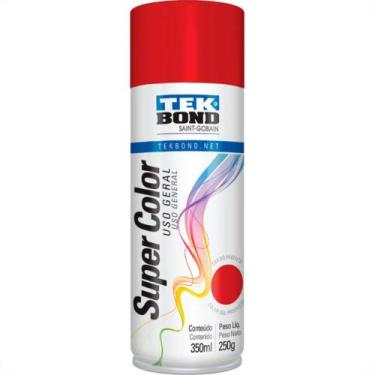 Imagem de Tinta Spray Tekbond Vermelho 350Ml 0211.000185.006Lt