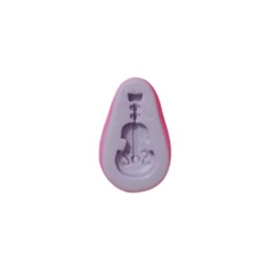 Imagem de Confeitaria dos moldes, F230 MOLDE DE SILICONE VIOLINO CONFEITARIA BISCUIT