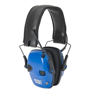Imagem de Howard Leight por Honeywell Impact Sport Amplificação de som eletrônico Shooting Earmuff, azul real