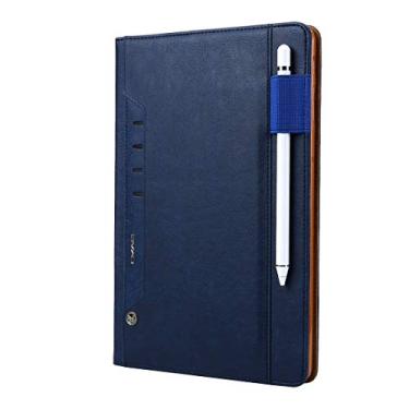 Imagem de Capa traseira para tablet Galaxy Tab S4 10,5/T830 Tmall Kaka Texture Horizontal Flip Leather Case com suporte e compartimento para cartão e moldura para foto e compartimento para caneta (cor: azul royal)