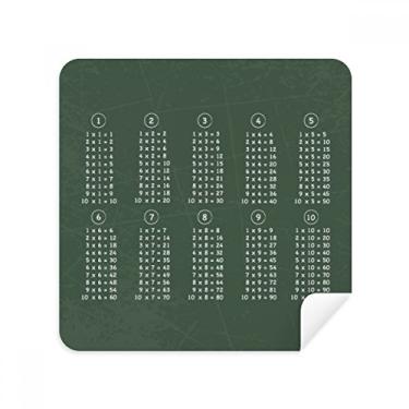 Imagem de Multiplication Table Matemática, número de estudo, óculos, pano de limpeza, tecido de camurça, pacote com 2