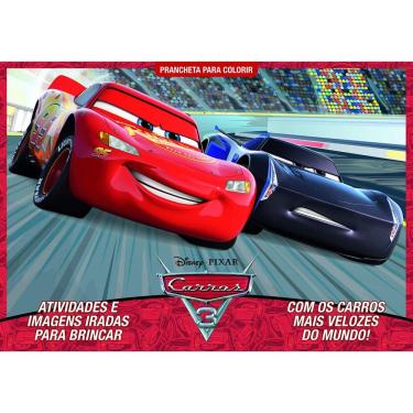 Imagem de Livro - Disney Carros 3 - Prancheta Para Colorir