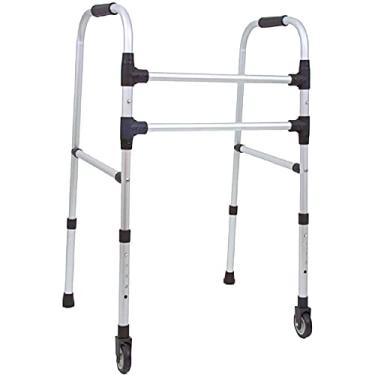Imagem de Andador 2 Barras Fixo Com Rodas - Sequencial