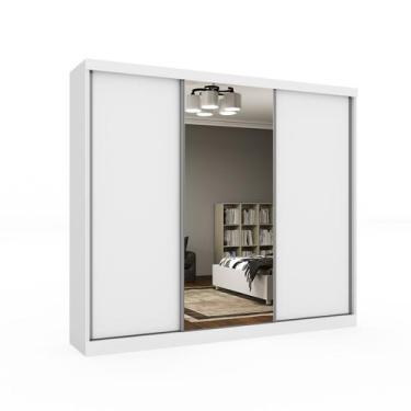 Imagem de Guarda Roupa 3 Portas Com Espelho Central Milão Tcil Móveis