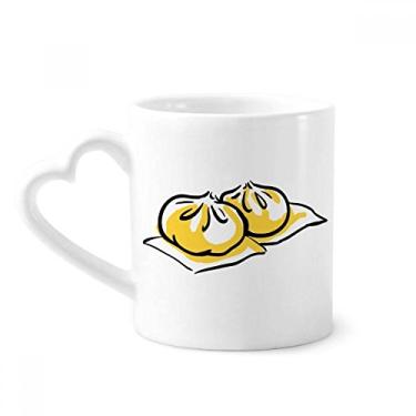 Imagem de Prato chinês da China Caneca com padrão delicioso café cerâmica copo de coração de vidro