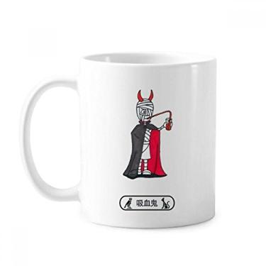 Imagem de Caneca Egito Múmia Halloween Vampiro Hórus Cerâmica Café Porcelana Utensílios de Mesa