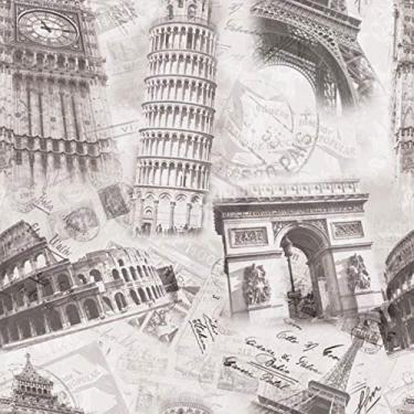 Imagem de Papel De Parede Adesivo Lavável Europeu 3m