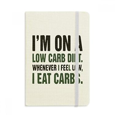 Imagem de Caderno preto e verde inglês com citação de perda de peso, capa dura oficial, diário clássico