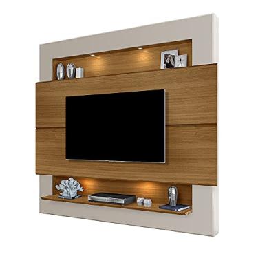Imagem de Painel Suspenso Forlán 2,10 cm para TV de até 75'' Off White/Carvaho - Gran Belo