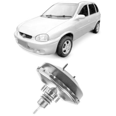 Imagem de Servo Freio Hidrovácuo Chevrolet Corsa 1.0 1.4 1.6 94 a 98