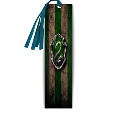 Imagem de Marcador de página - Harry Potter Estampa Sonserina (Com fitinha)