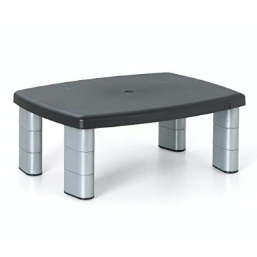 Imagem de 3M Suporte de monitor ajustável, prata/preto (pacote com 3)