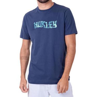 Imagem de Camiseta Hurley Effect Masculina Azul Marinho