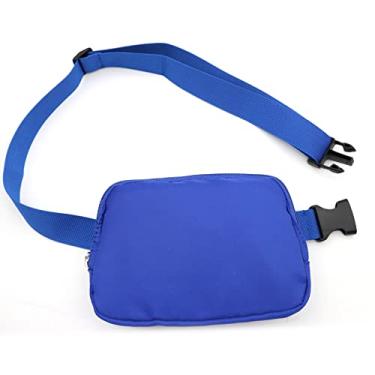 Imagem de Bolsa de cinto feminina Long Keeper – Bolsa de cintura pequena masculina Long Keeper Bolsa transversal de corrida com alça ajustável, Azul, Small, Pochete casual diária