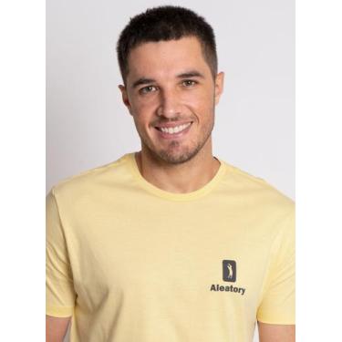 Imagem de Camiseta Aleatory Estampada Rubber Amarela