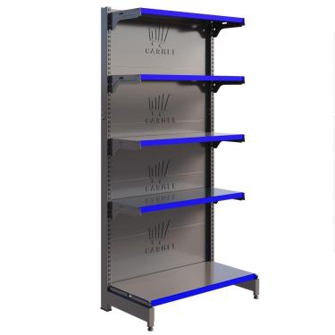 Imagem de Gôndola Fit Parede 1 Inicial 2,02m Farmácia Comercial - Amapá