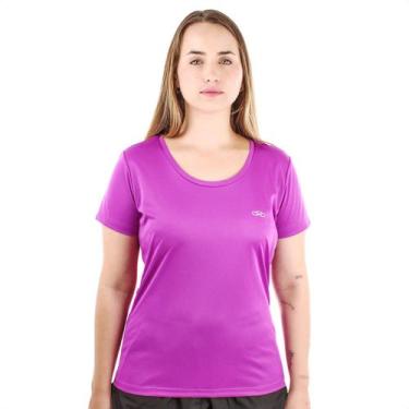 Imagem de Camiseta Olympikus T-Shirt Essential Mc F Roxa - Feminina