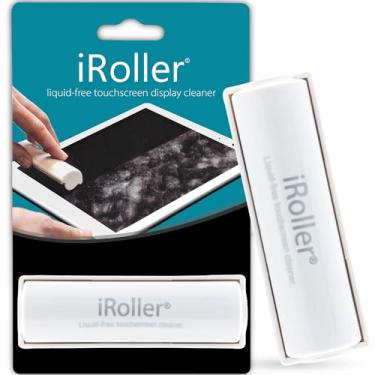 Imagem de Limpador de tela da iRoller – não precisa de spray ou lenços – Ferramenta de rolo de limpeza de tela para iPad sem líquidos – Lavável e reutilizável – Limpador de tela de telefone ideal para iPhone,