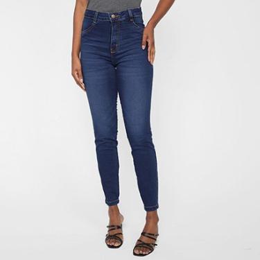 Imagem de Calça Jeans Skinny Cambos Cropped Com Push Up Feminina-Feminino