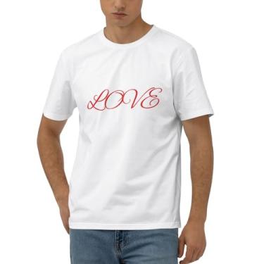 Imagem de Camiseta personalizada Love Printing, preta, Branco, P
