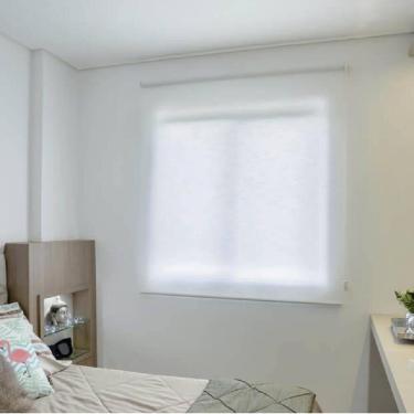 Imagem de Persiana Rolo Translucida Branca - 1,30m x 2,60m