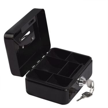 Imagem de Cofre porta valores dinheiro joias gaveta pequeno