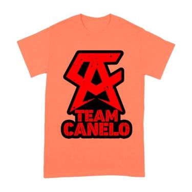 Imagem de Camiseta Team Canelo Alvarez Boxing Champion Supporter - Mostre seu orgulho de lutador, Laranja, G