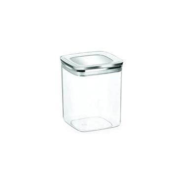 Imagem de POTE HERMÉTICO QUADRADO 1,7LTS TP CROMO FOSCO