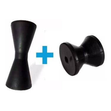 Imagem de Kit 2 Roletes 80 X 80 + 80 X 190, Para Barcos, Lanchas, Jet. - Noster 