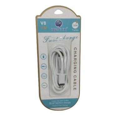 Imagem de Cabo De Dado/carregador Turbo 35w Usb V8 Renux De 1m + Nf