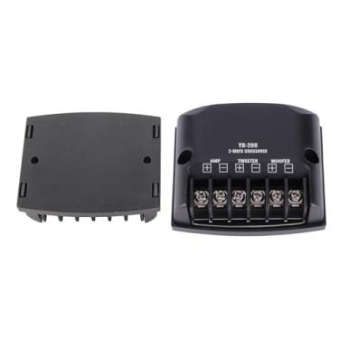 Imagem de Divisor de Frequência de Alto-falante Universal, 2 Peças, Preto, 2 Vias, 12v, 60w, Capacitores de Alta Frequência, Preto, Universal