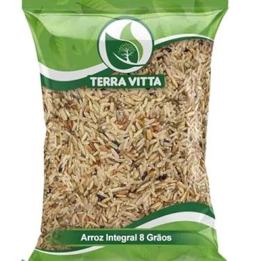 Imagem de Arroz Integral 8 Grãos 1Kg