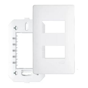 Imagem de Placa 4x2 2 Módulo Distanciados Com Suporte Habitat - Fame